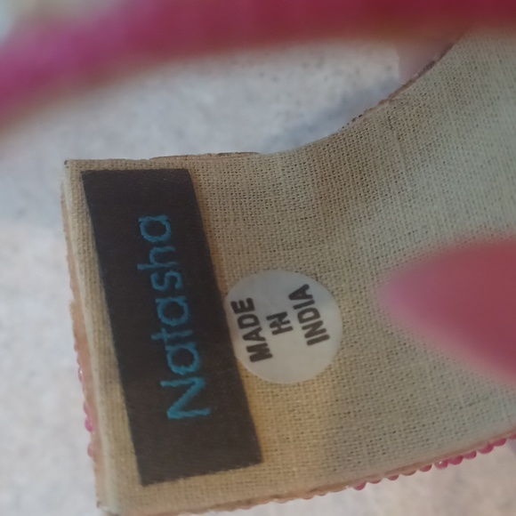 Natasha Multi-Colored Handmade Beaded Cuff Bracelet - Picture 3 of 4